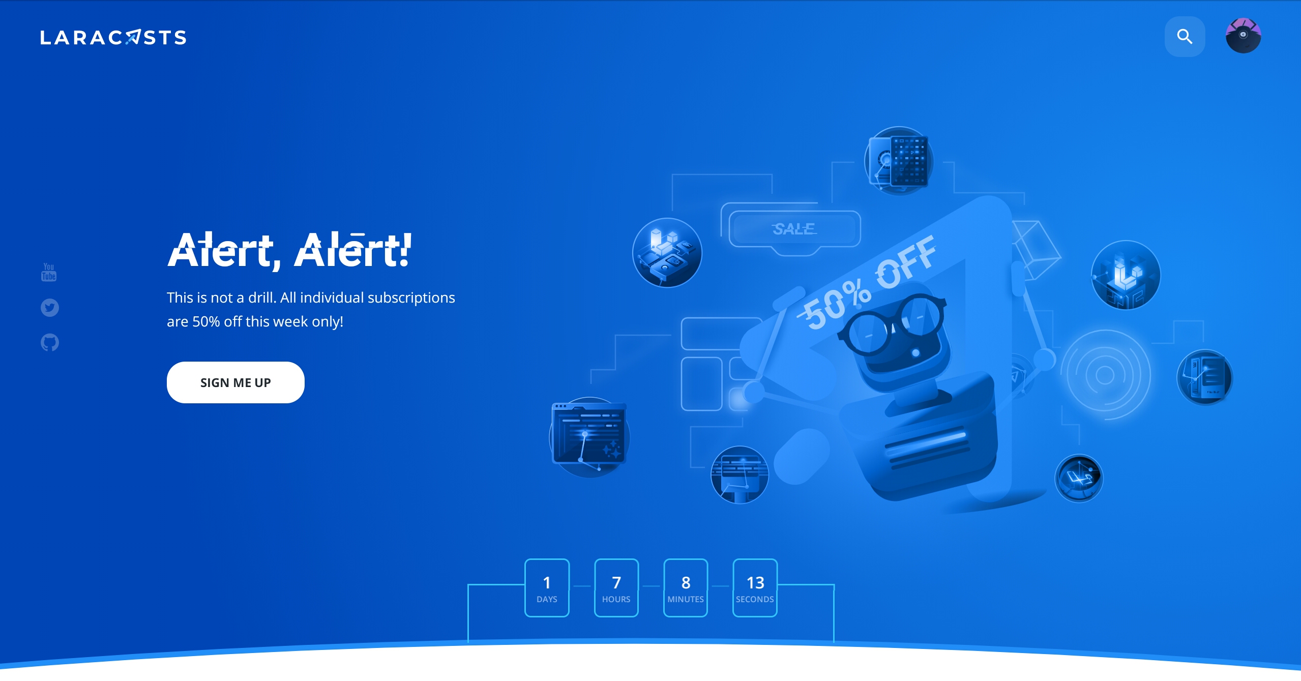 Boycott Black Friday but grab Laracasts 50% off